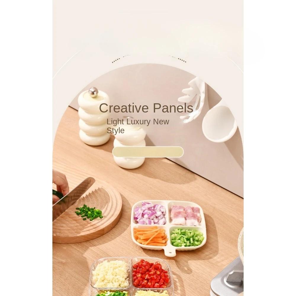 Talerz do przygotowywania warzyw, montowany na ścianie talerz do smaków hot pot, sos do maczania sojowy, przystawki, artefakt do przechowywania