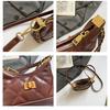 Vintage Rhombus Underarm Bag Daily Commuter Small Satchel