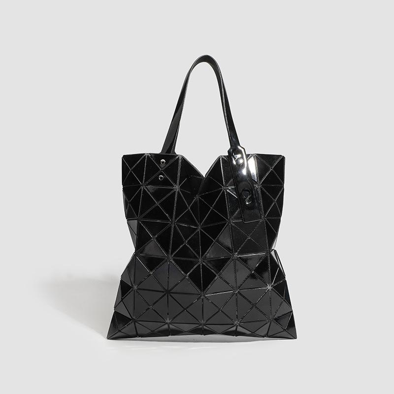 Stilvolle geometrische Diamant-Check-Hand-Bill-Umhängetasche Freizeit Pendler All-in-One-Tragetasche mit großer Kapazität