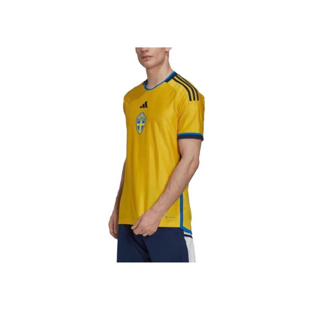 Adidas Sweden 22 Home Jersey EQT Yellow Men Streetwear HD9423