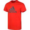 Adidas Gfx Bos Infill Round Neck Fashion Pullover Short Sleeve T-Shirt Men Tops Red EK4740