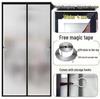 Changhong Magnetischer Türvorhang: Winddicht, Warm, Kälteisolierend, Ölrauchdicht, Bohrerfreie Montage.
