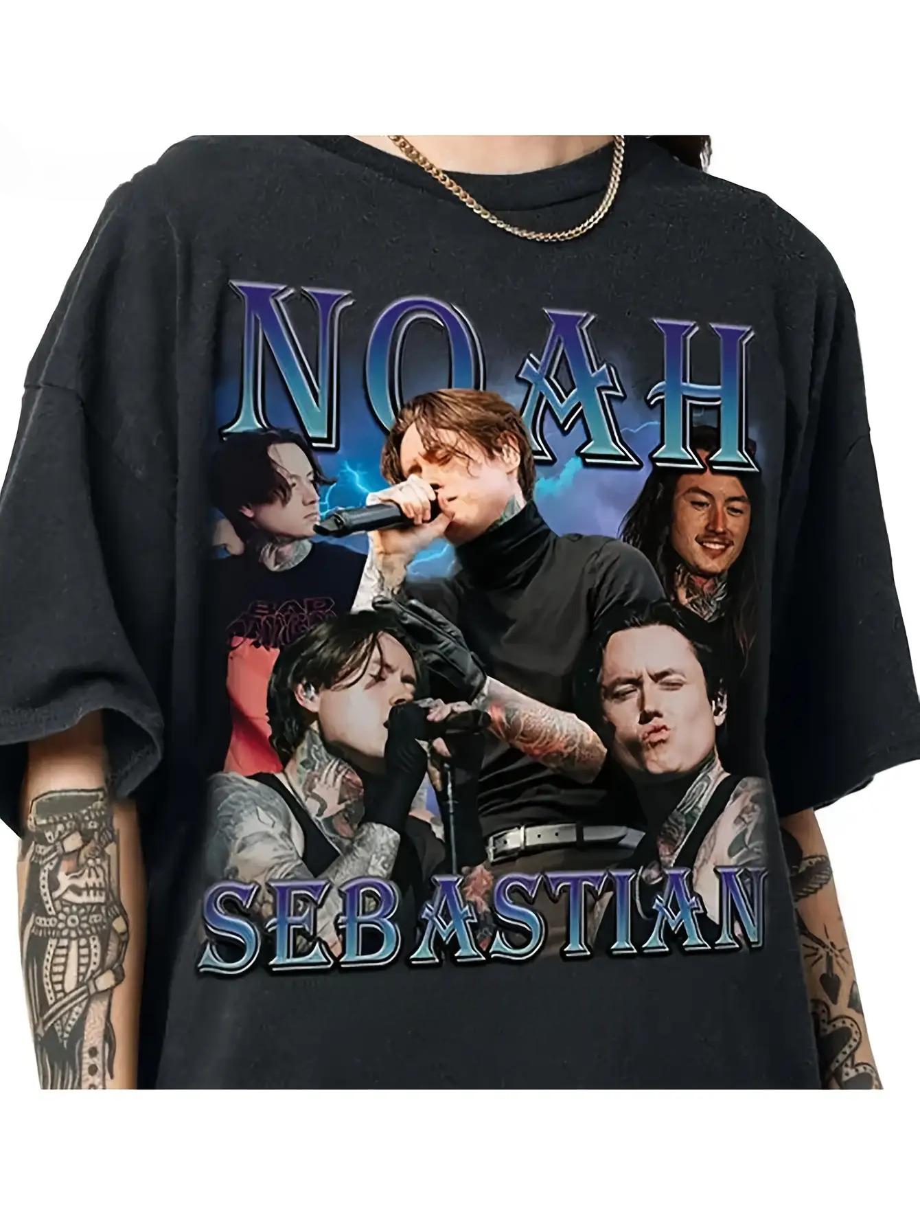 Men S Noah Bad Omens Love Killer Band Tee - Features Gothic Font And Noah Graphic Design XXXL