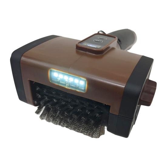 Elektrisk grillborste med borstfritt huvud av rostfritt stål Uppladdningsbar sladdlös grillrengörare BBQ Viktiga tillbehör