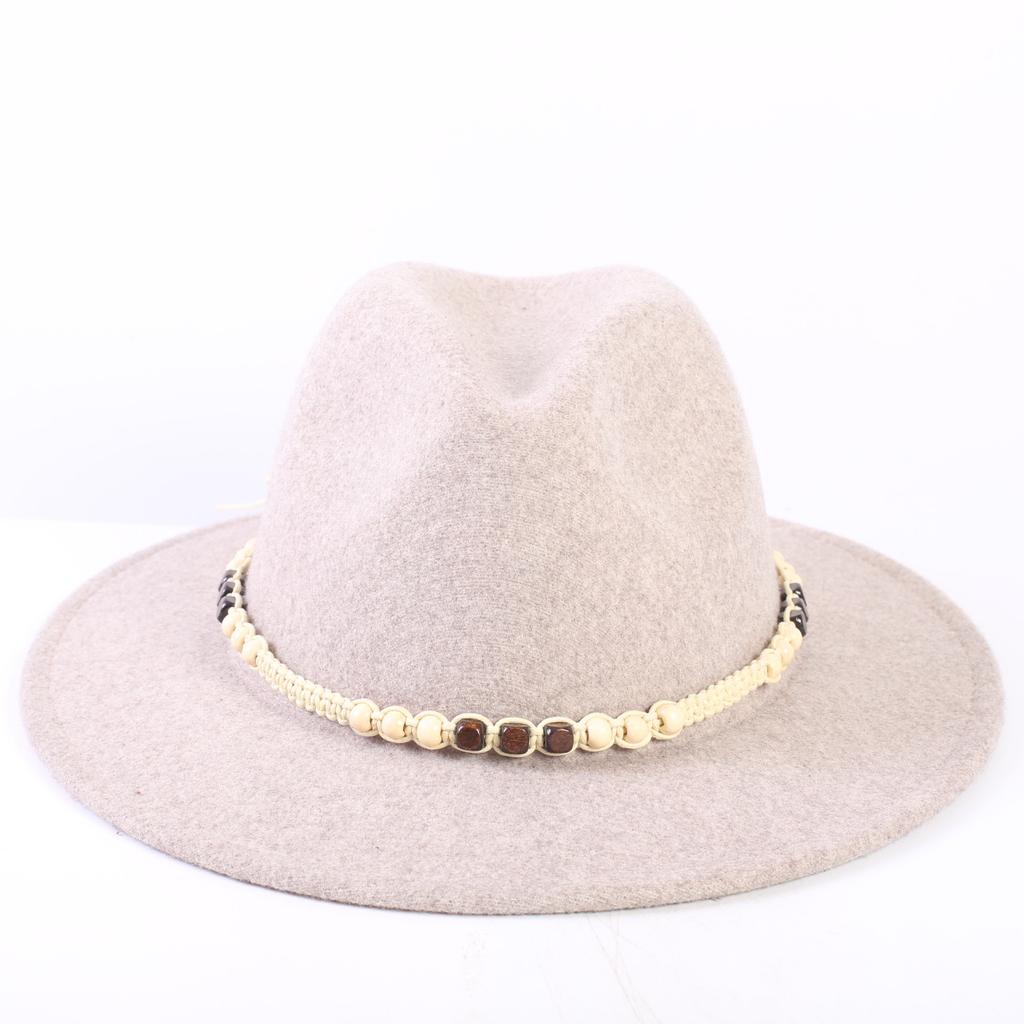 Popular European and American High-end Wool Top Hat, Men's and Women's Fashion Versatile Elegant Top Hat Jazz Hat