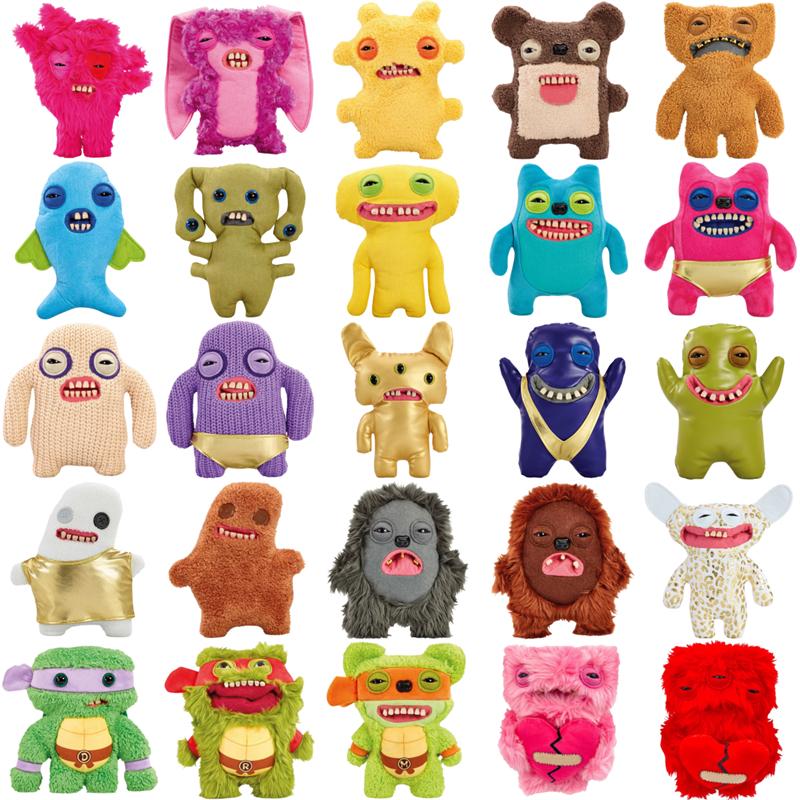 Originální Fuggler Monstrum s ošklivými zuby Plyšové hračky Vtipný Fugguler Širokooké monstrum Šílený králík Humph Vyplněné plyšové panenky Dárky