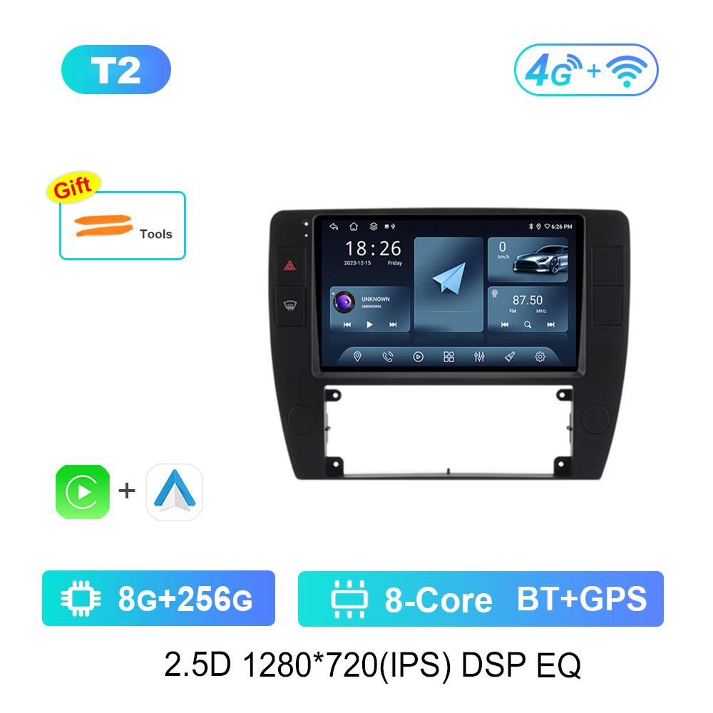 Android Car Radio Multimedia Video Player for VW Volkswagen Passat B5 2000 2001 2002 - 2005 Cooling Fan 4G WiFi Touch Screen