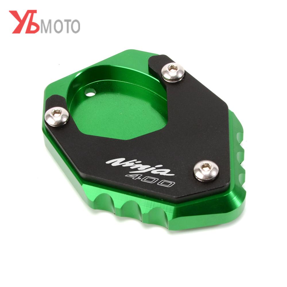 Hodí se pro KAWASAKI VERSYS 650 Z400 NINJA 400 2022 Zvětšovací hliníkový stojan na motocykly Prodloužení bočního stojanu s