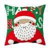 Merry Christmas Cushion Cover 45*45  Cartoons Pillowcase Cotton Linen Sofa Cushions Pillow Cases Pillow Covers
