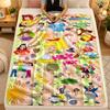 Flannel BlanketBibi Blocksberg Warm Soft Throw Blanket for Indoor Sofa Bed Living Room Use