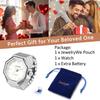 Ladies Ring Watch Fashionable Octagonal Stainless Steel Ring Clock Analog Simple Quartz Fashion Accessory - Birthday Christmas Valentine's Day Gift