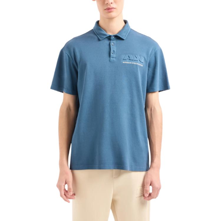 Armani Exchange AE SS24 Polo Shirt Men's 3DZFAA-ZJUAZ-45AM