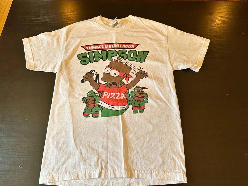 New Arrival New Men s Bootleg Bart Teenage Mutant Ninja Bart Simpson T-Shirt Unisex T-Shirt L