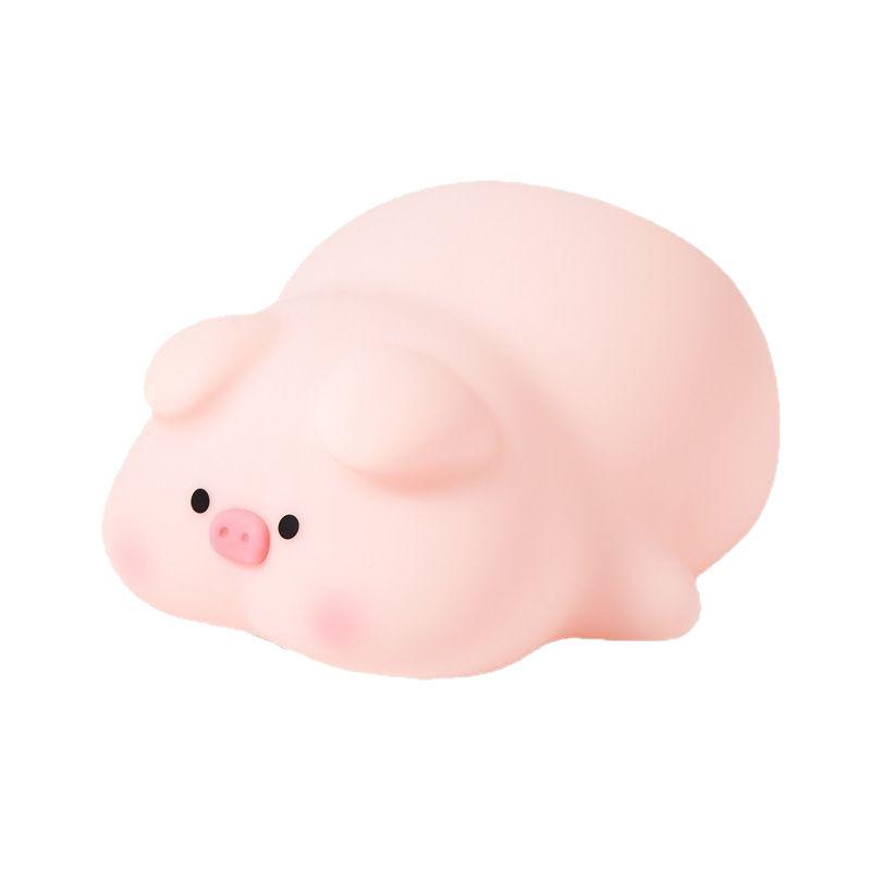 Best-Selling Silicone Pig Night Light - Tap to Light, Eye-Friendly Atmosphere, Rechargeable LED