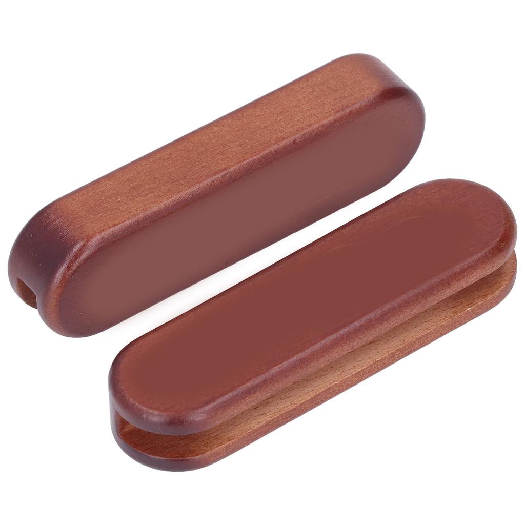2 buc. Mâner din lemn pentru vase de copt Previne opărirea Mâner din lemn pentru vase portabile pentru camping în aer liber