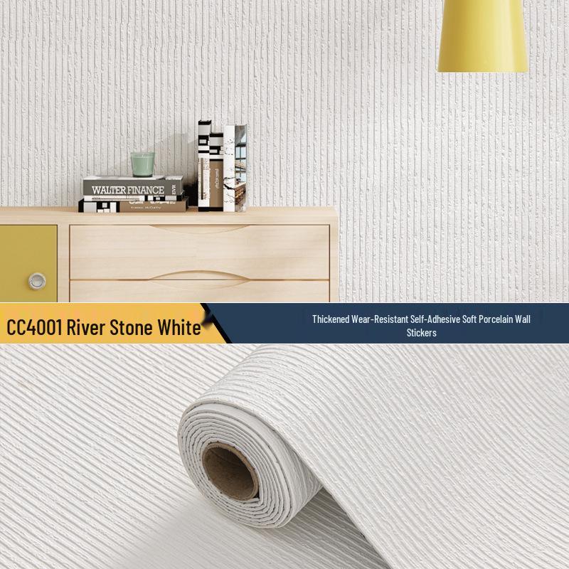 3D Imitation Stone Bendable Self-Adhesive Wallpaper for Wall Renovation