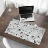 Vinyl Desk Mat with Stylish Mosaic Terrazzo Print 90X45 Cm