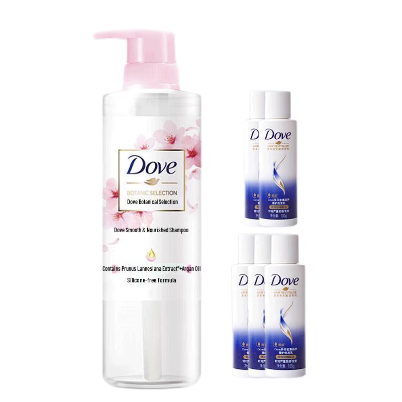 

Dove Botanical Smooth & Silky Shampoo Set
