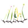 5 Stück Grasblumen-Haarspange Pflanzen-Haarspange Trendige Kleine Haarspange Für Mädchen Kinder Kreative Pflanzen-Kunststoff-Haarspange Damen Accessoire