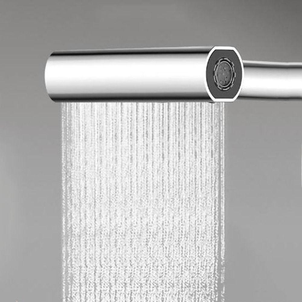 Hot Cold Single Hole Waterfall Kitchen Faucet 360°Rotating Sink Splash-proof Faucet  for Home