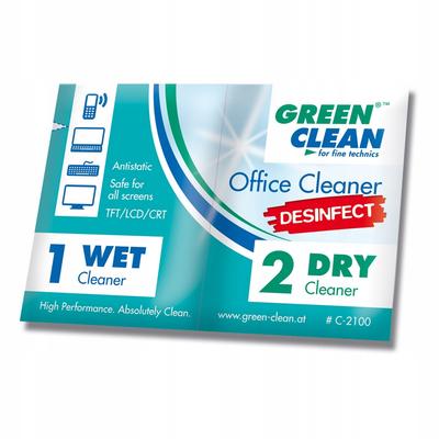 Tücher Green Clean Office Cleaner Desinfect