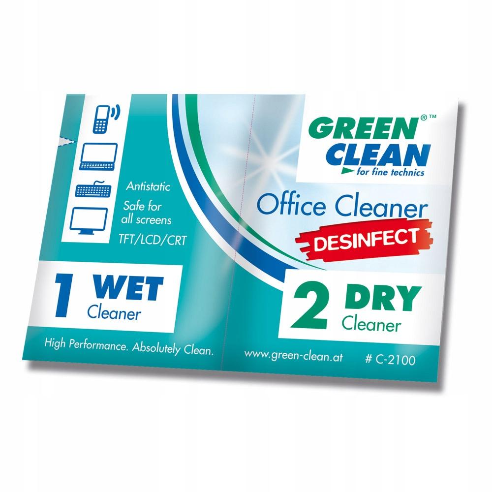 Tücher Green Clean Office Cleaner Desinfect