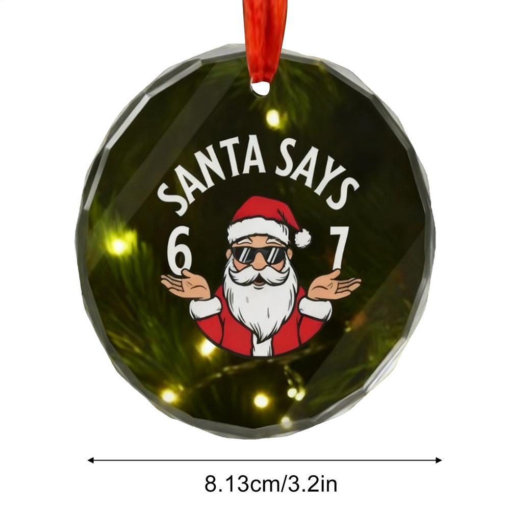 Indoor Christmas Decor Santa Claus Home Decor Clear Round Christmas Tree Decorations For Indoor Outdoor Bedroom Entryway Porch