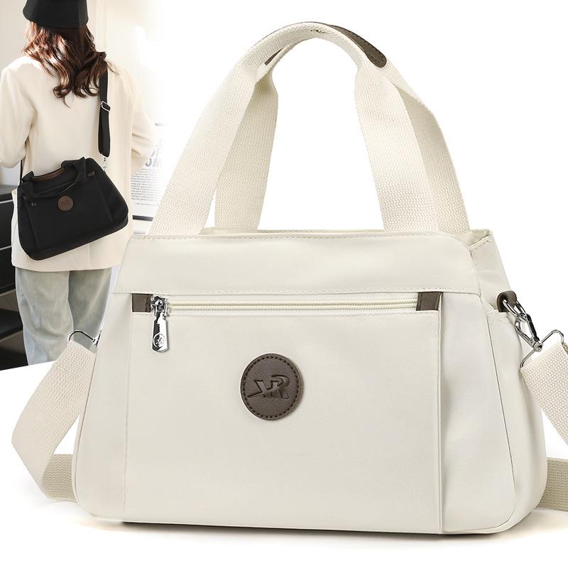 Nylon Solid Color Shoulder Bag: Versatile Casual Handbag and Crossbody Bag for Women