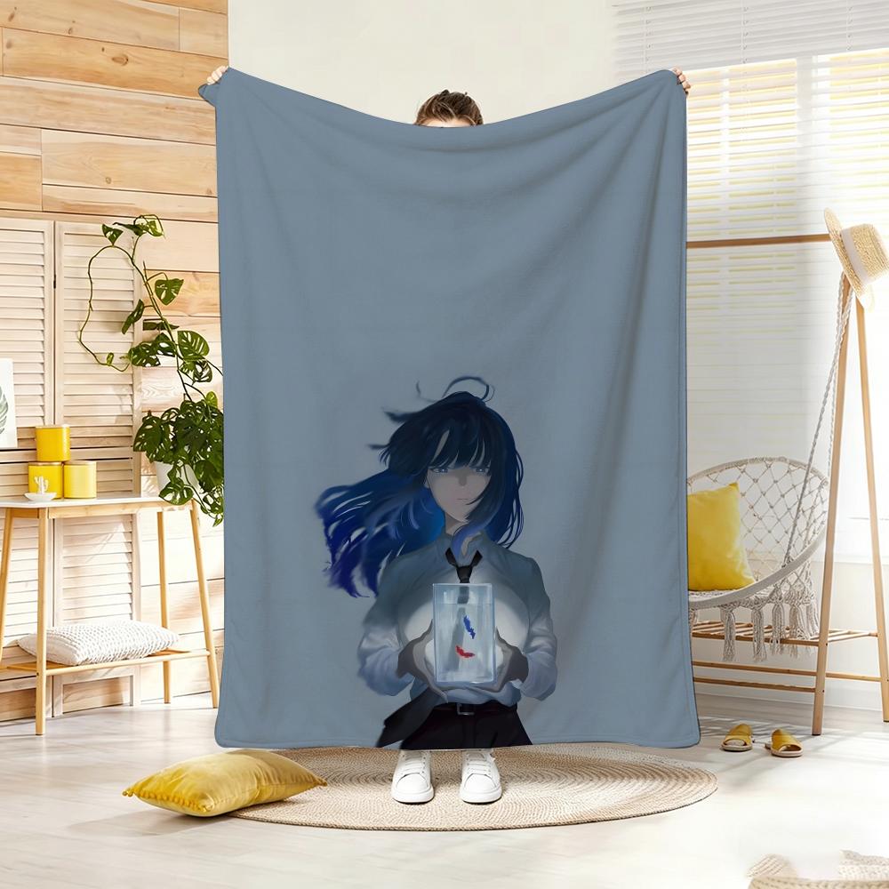 Anime B-BoysS AbyssS Throw Lightweight 240g Flannel Blanket Soft Skin-friendly for Summer Cooling