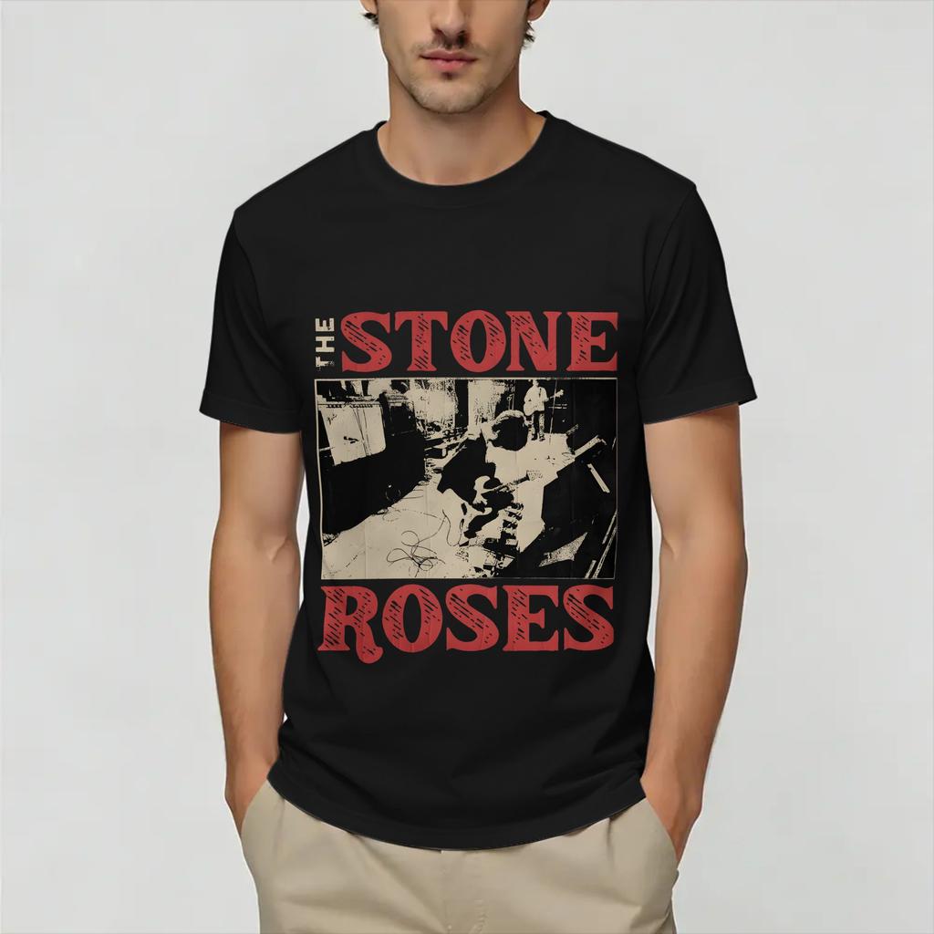 The Stone Roses T Shirt Summer Harajuku T Shirts Unisex 100 Cotton ONeck Plus Size 5XL Tees ShortSleeve Vintage Tops