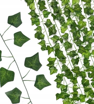 6x Τεχνητό κισσός γιρλάντα για τοίχο μπαλκονιού