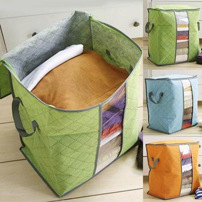 Faltbare, kompakte Aufbewahrungstasche für Kleidung, Quilt, Decke, Schrank, Organizer