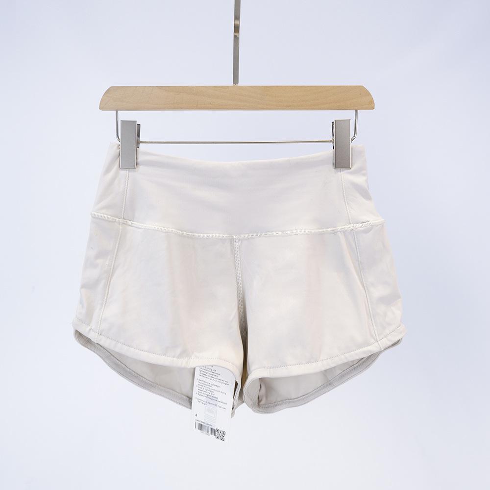 

Женские шелковистые дышащие летние шорты для йоги с высокой талией - свободный широкий дизайн 2,5 дюйма S (90—100 jin)