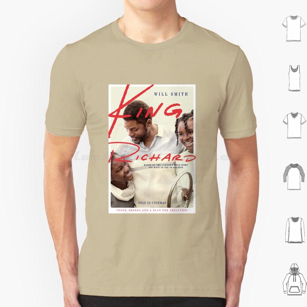 

Vintage Retro For Mens Womens King Richard Movie 1 Gift For Fan T Shirt Big Size 100 Cotton Vintage Retro For Mens Womens King S