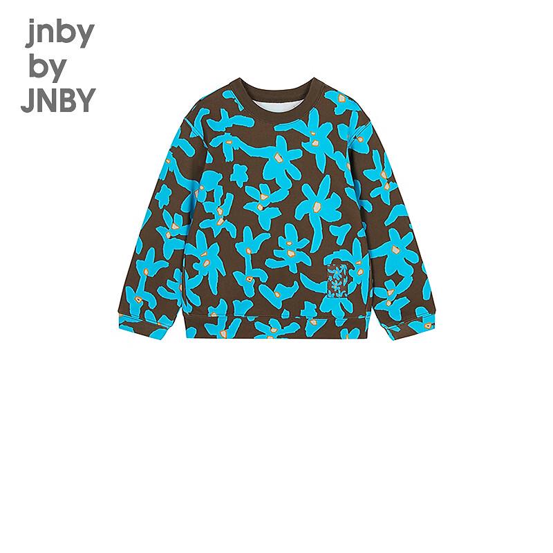 JNBY Kids' 2025 Spring Round Neck Cotton Sweatshirt