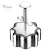 Non-stick Rice Mold Stainless Steel Onigiri Sushi Ball Maker Round Star Flower Shape Bento Press Food-Safe Kitchen Tool for Cakes Patties Salads