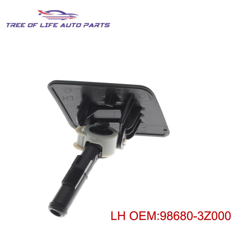 Front Bumper HeadLight Lamp Washer Cylinder Spray Nozzle Jet Cap Cover For Hyundai I40 2011-2015 98690-3Z000 986803Z000