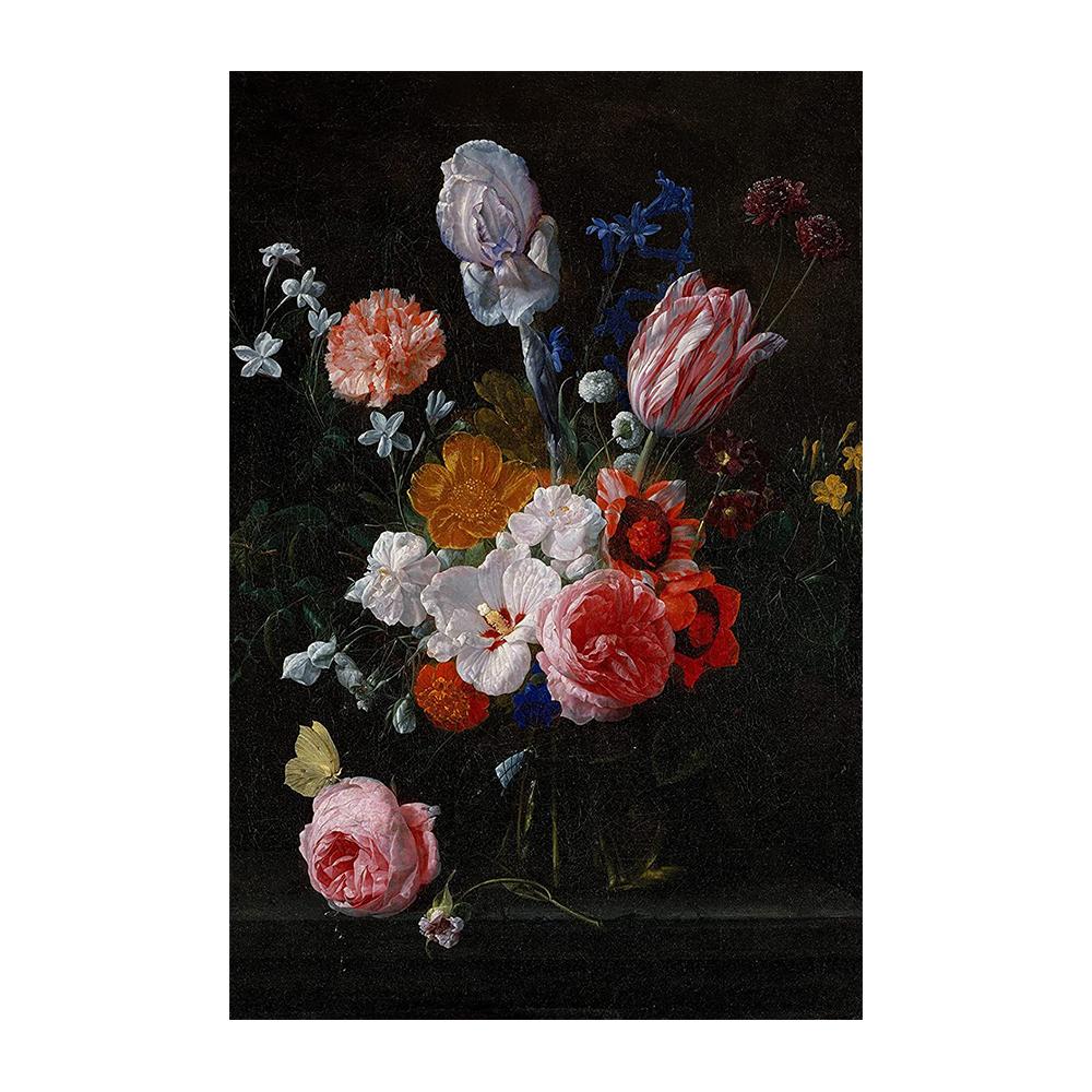 Skönhet Olika blommor Vintage affisch och tryck Berömda vägg Retro Estetisk konst Bilder Stilleben Canvastavlor Vardagsrum Sovrum Heminredning