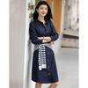 Women's Loose Fit 100% Cotton Denim Shirt Dress