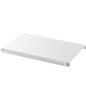 Yamazaki Extendable Tension Rod Shelf, Large, White, Approx. W46.5-90cm x D35.5cm x H3cm, Tower, Simple Shelf, Simply Place on Tension Rod, 5322