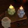 Silicone Candle Mold Grape Shape Geometric Resin Molds Suitable for Creative Homes Decoration and Handmade Gifts