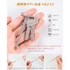 Titanium toothpick portable assembled mini detachable lightweight rust-resistant fruit pick case (detachable 73mm-titanium gray) washable reusable EDC