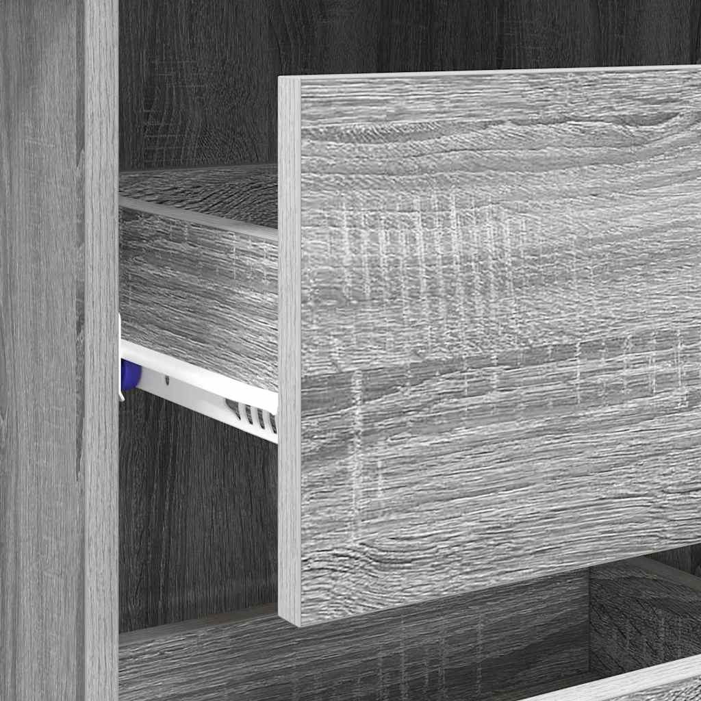 Desk Grey Sonoma 90 x 37.5 x 75 cm Particleboard