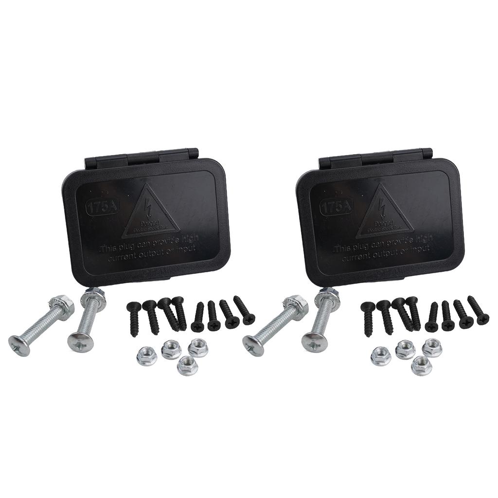 175A Electrical Connector Mounting Bracket with UL Rated PC Cover and Mounting Hardware for Transport Applications