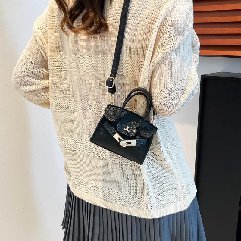 New Lock Children's Bag Simple and Fashionable Change Bag Mini Parent-child Messenger Bag