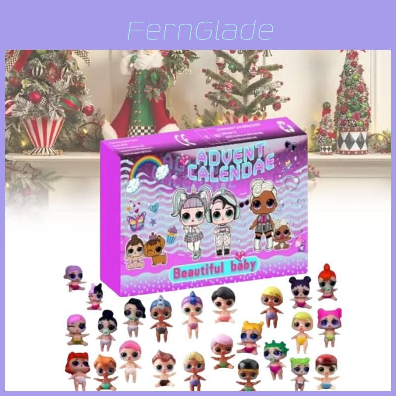 New Festive Christmas 24 Day Countdown Blind Box Advent Calendar Gift For Kids