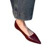 2025 High Quality Ladies Shoes Shallow Women's Flats Fashion Daily New Comfortable Light Pointed Toe Best Seller Flat Low Heels