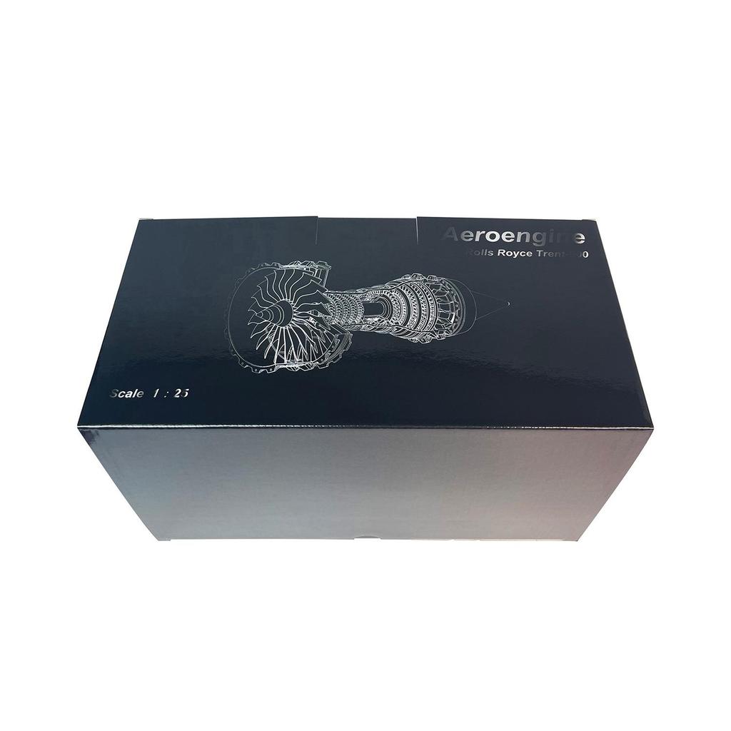 D3 Printing TR-900 Luminous Aircraft Engine Toy - Assembled Rotating Turbine Model