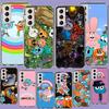 Cartoon The Amazing World of Gumball Phone Case For Samsung Galaxy S25 Edge S24 S23 FE S21 S20 S10 Plus S22 S26 Ultra Cover Clea
