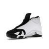 Air Jordan 14 Retro Black Toe 2024 Men Sneakers White Varsity-Red Metallic-Silver 487471-160